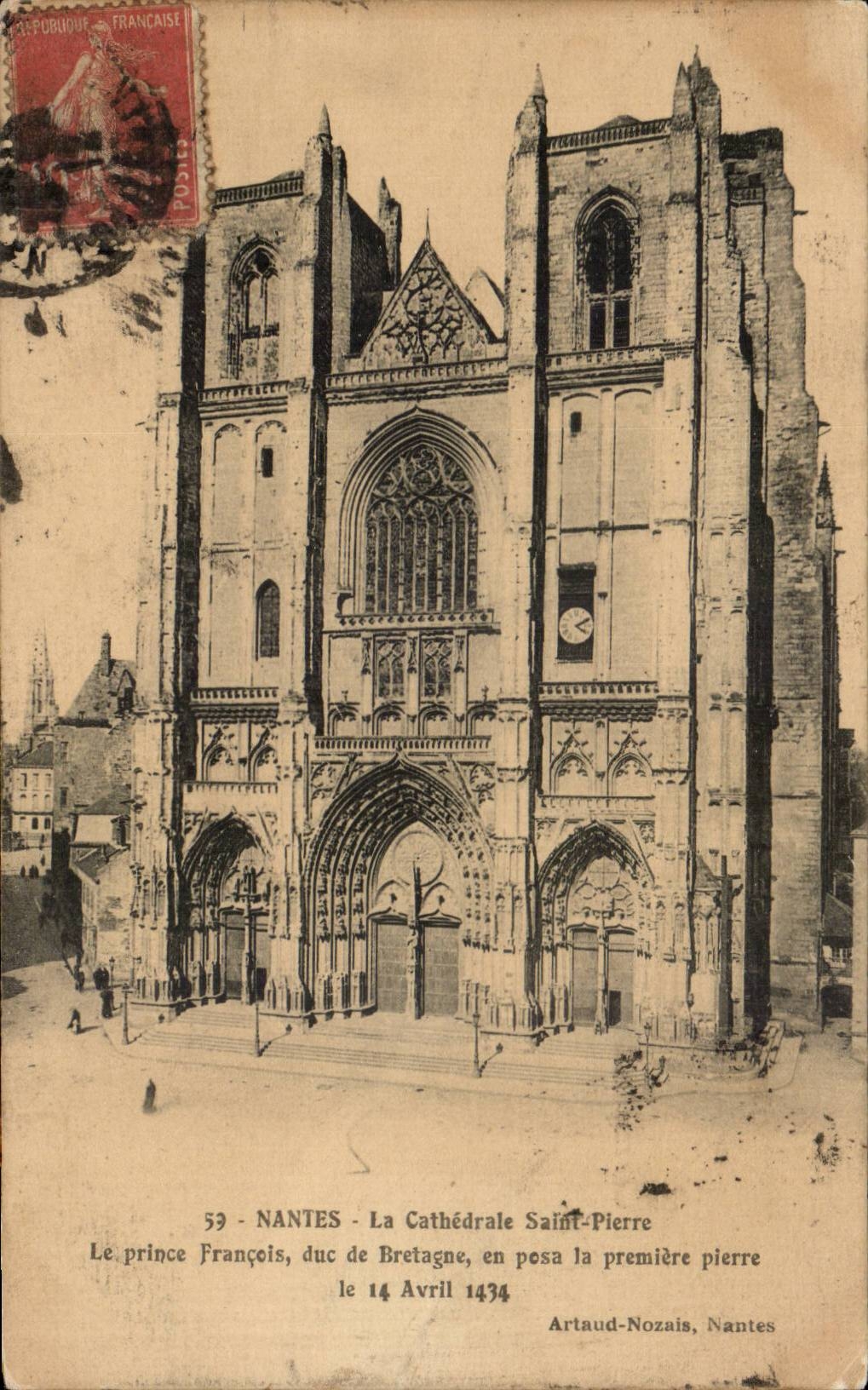 Moutiers - das Kathedrale-Saint Pierre - CPA