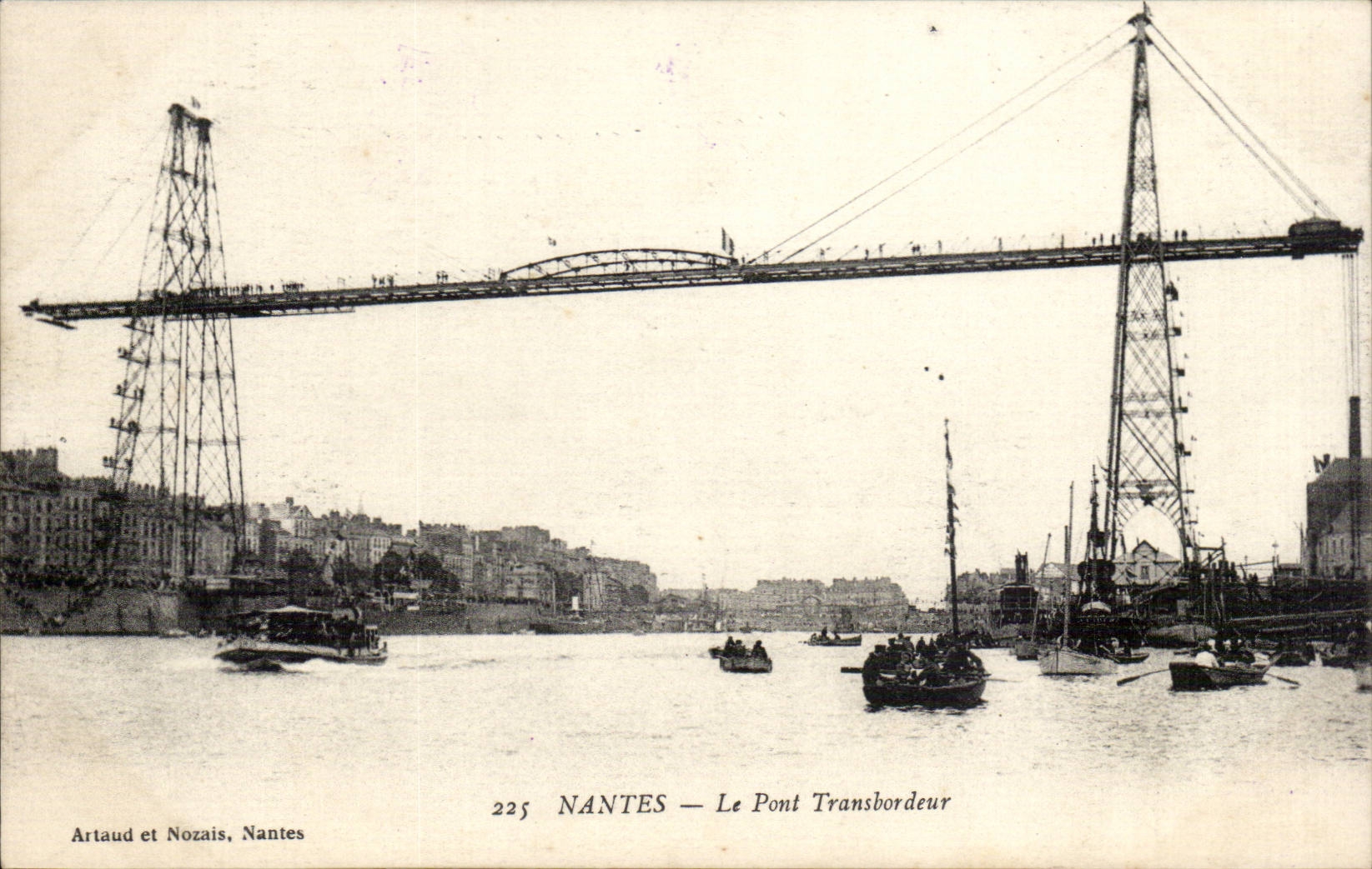 Ancenis - the Transporter bridge - CPA