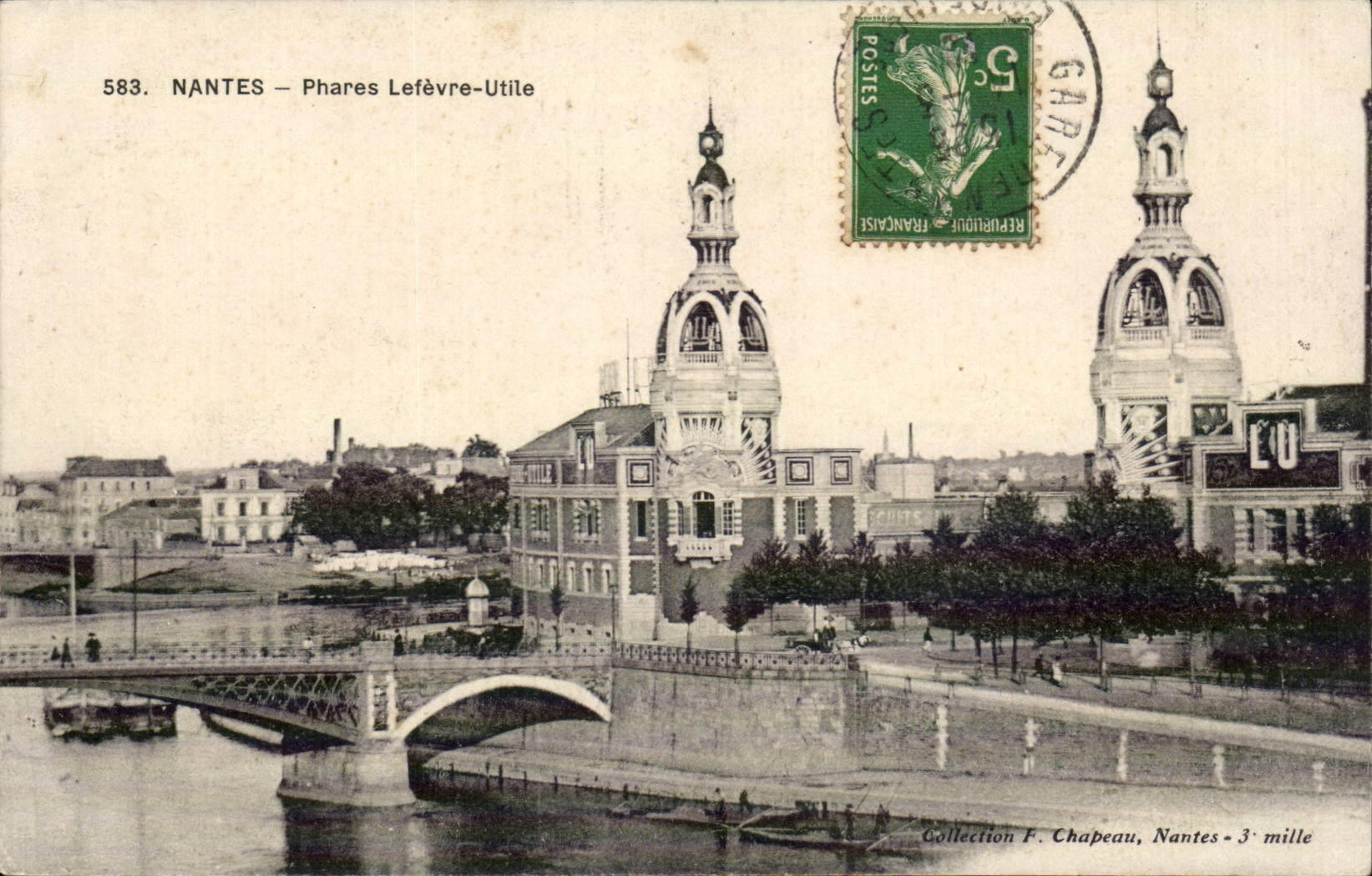 Nantes CPA Useful Lefevre Lighthouses