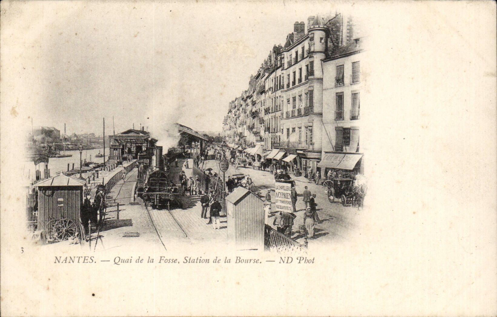 Nantes CPA Quay of the Pit Station of the purse (train) TOP