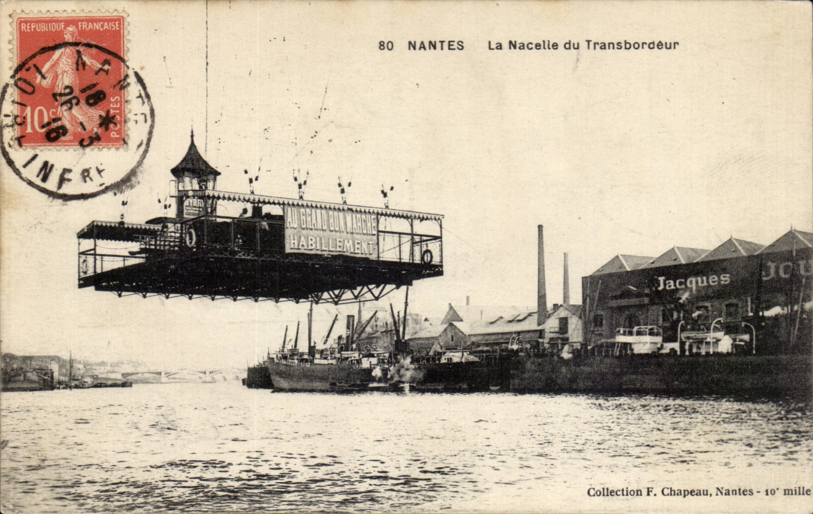 Nantes CPA the nacelle of the transporter