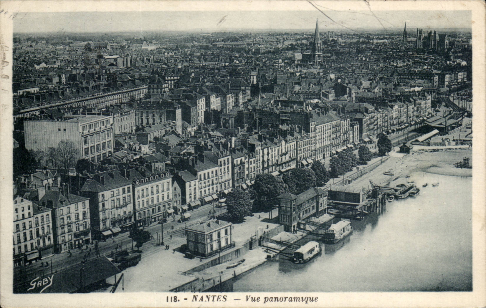Nantes CPA Panoramic View