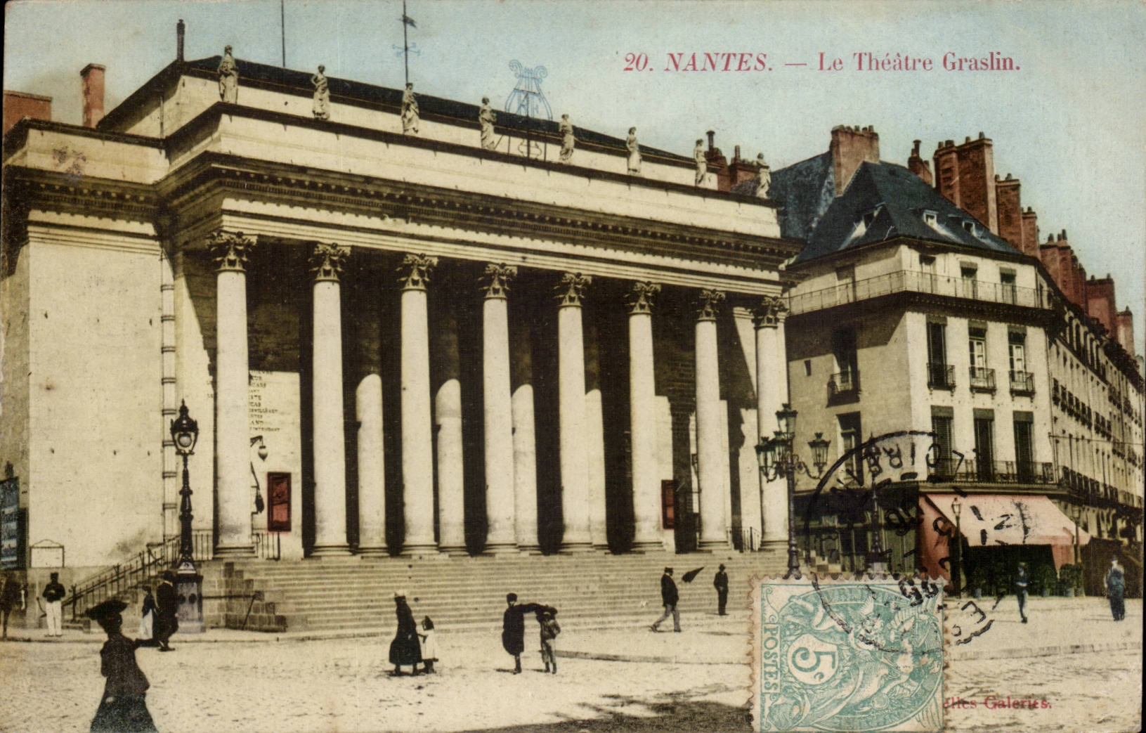 Nantes CPA the Graslin theater