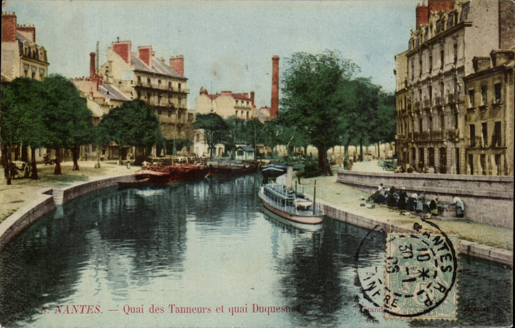 Nantes CPA Quay of the Tanners and quay Duquesne (lavender fields)