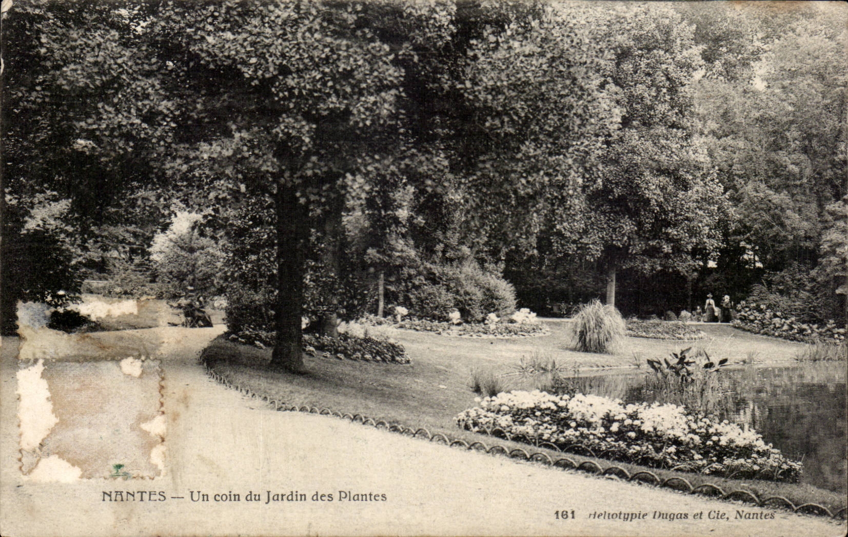 Nantes CPA a corner of the botanical garden