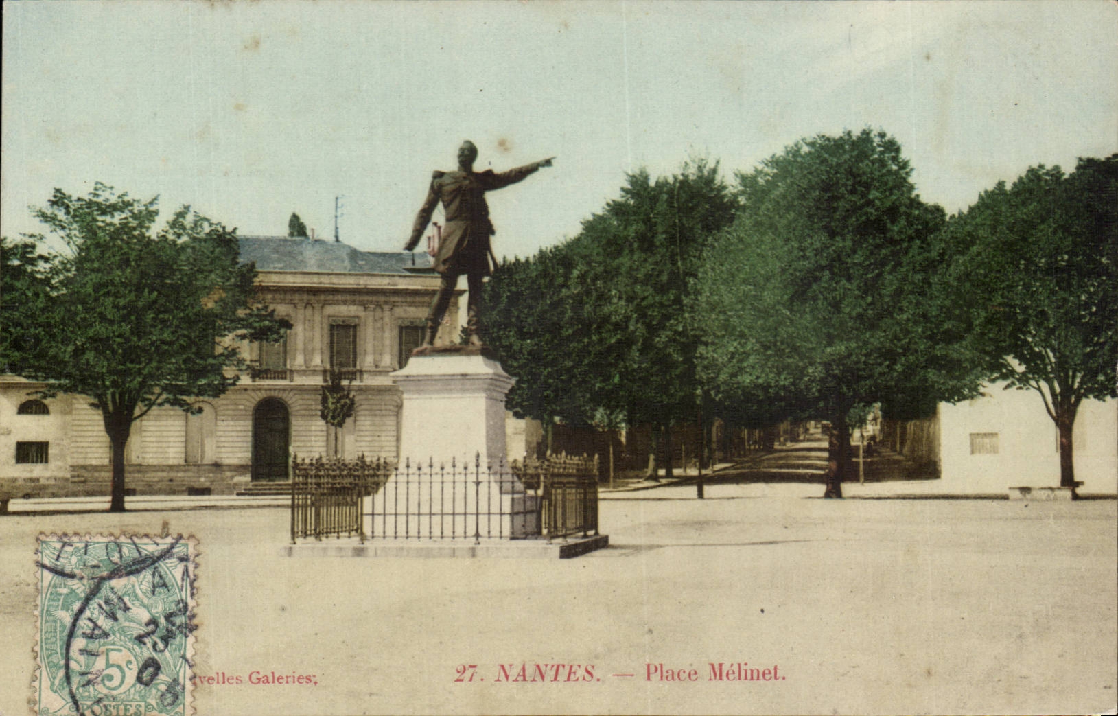 Nantes CPA Places Melinet