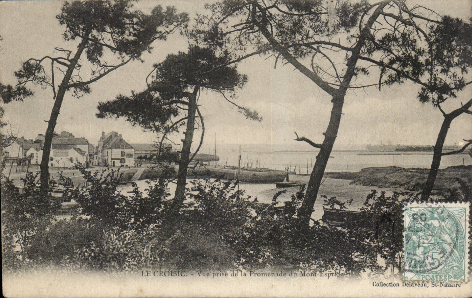 Croisic CPA Seen from of the walk of the Espt Mount