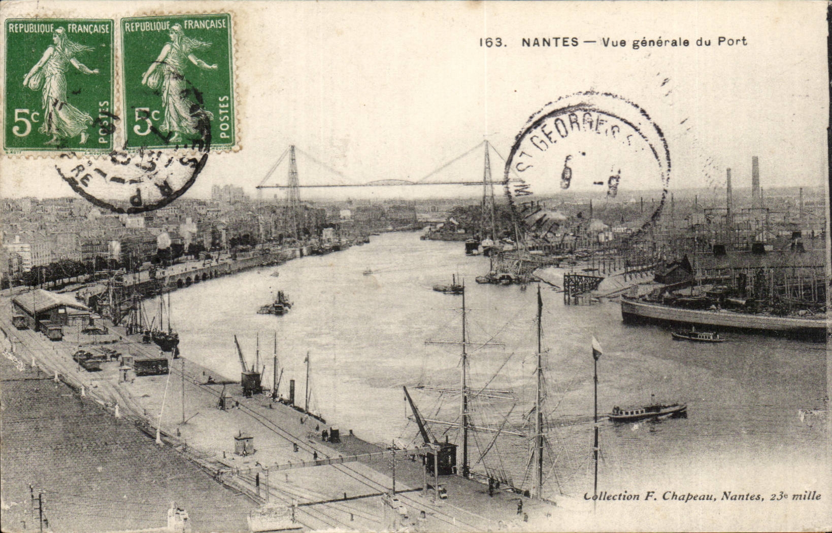 Nantes CPA View of the port