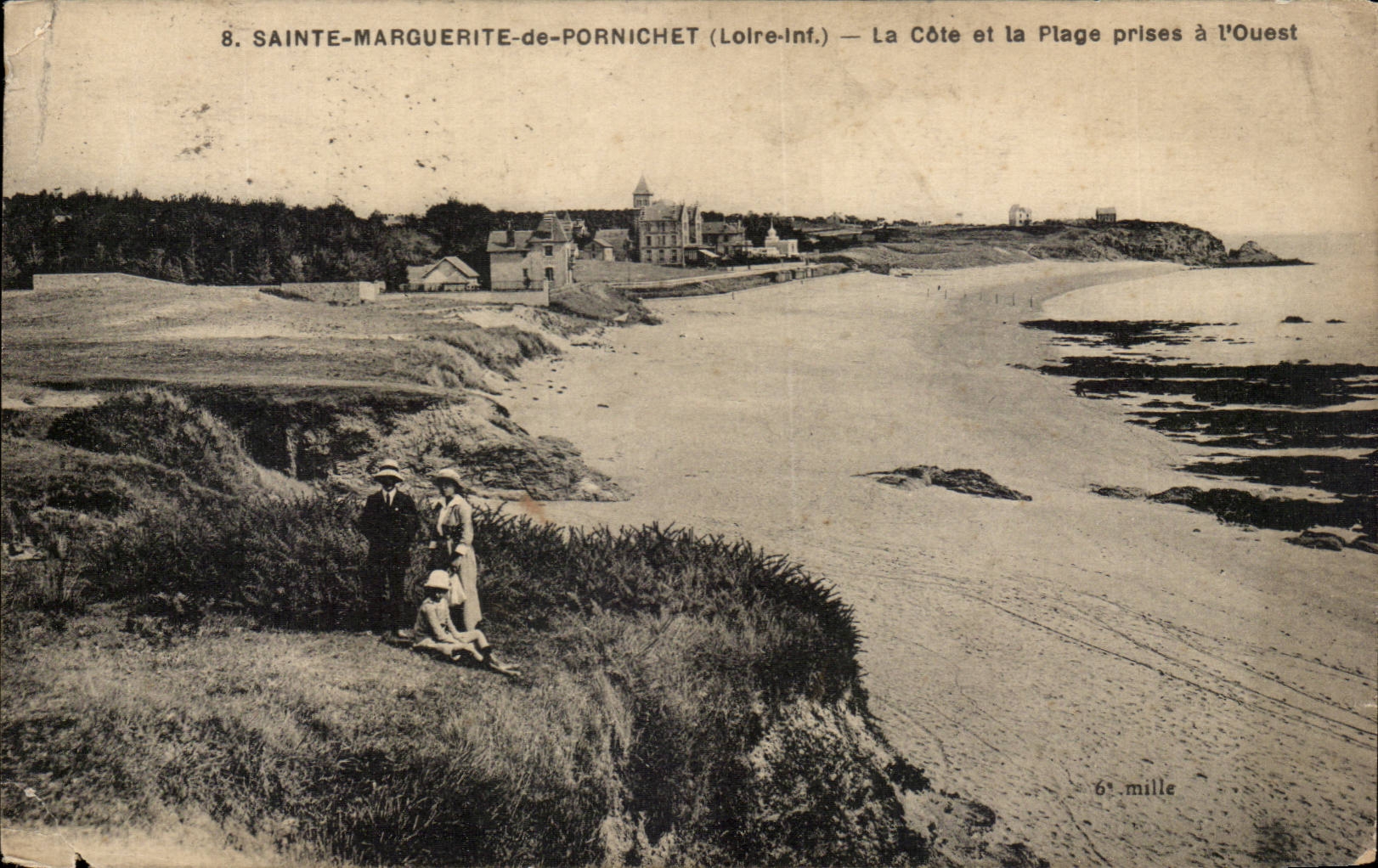 Sainte Ganseblumchen von pornichet CPA das Mass und der Strand genommen mit dem ouesr