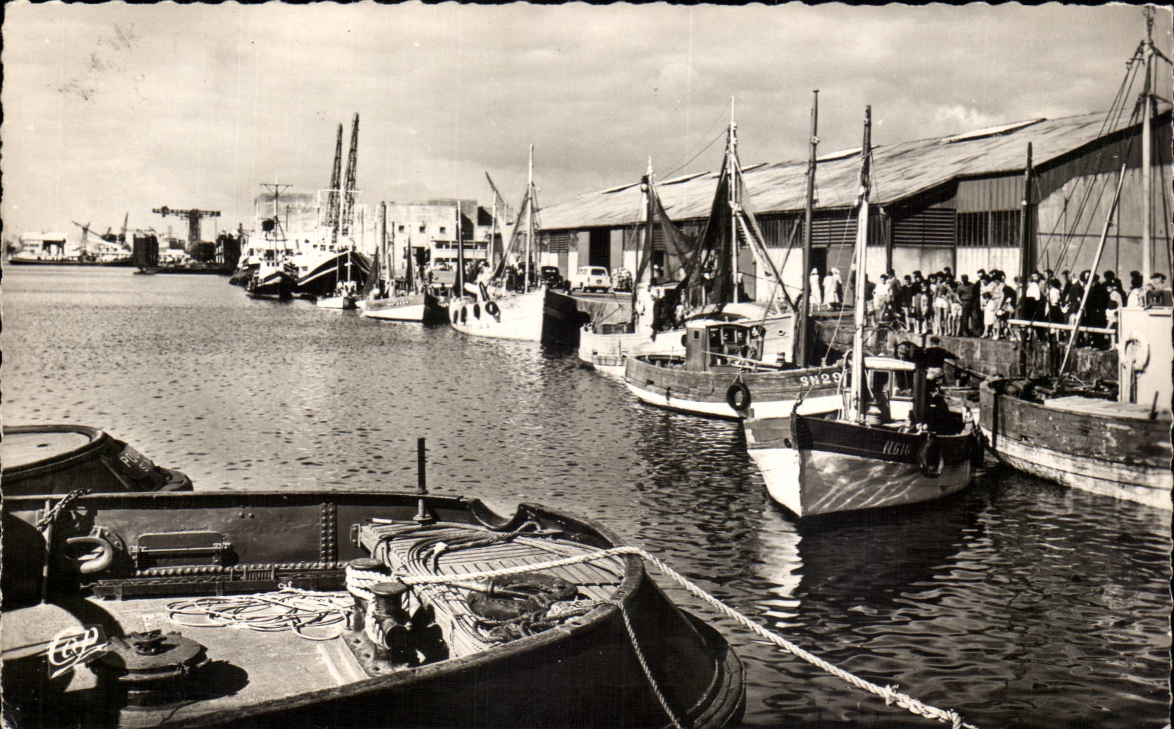 Saint Nazaire CPA the port