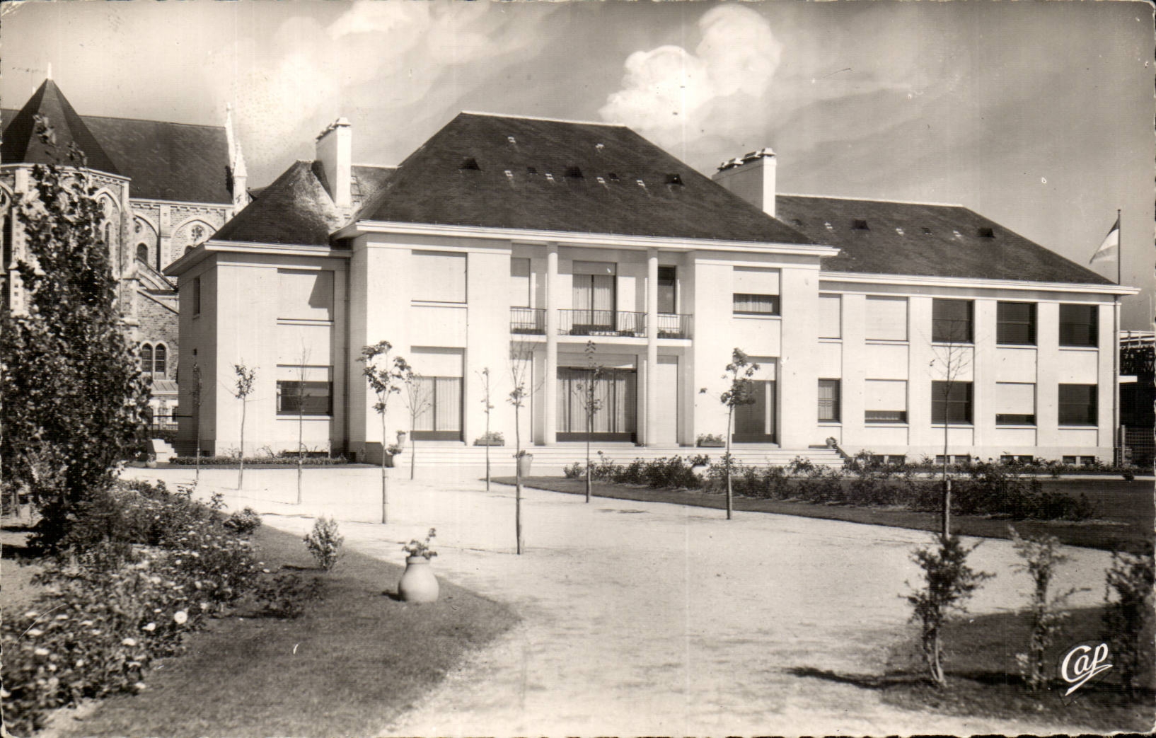 Nazaire saint MODERN CARD under prefecture and gardens