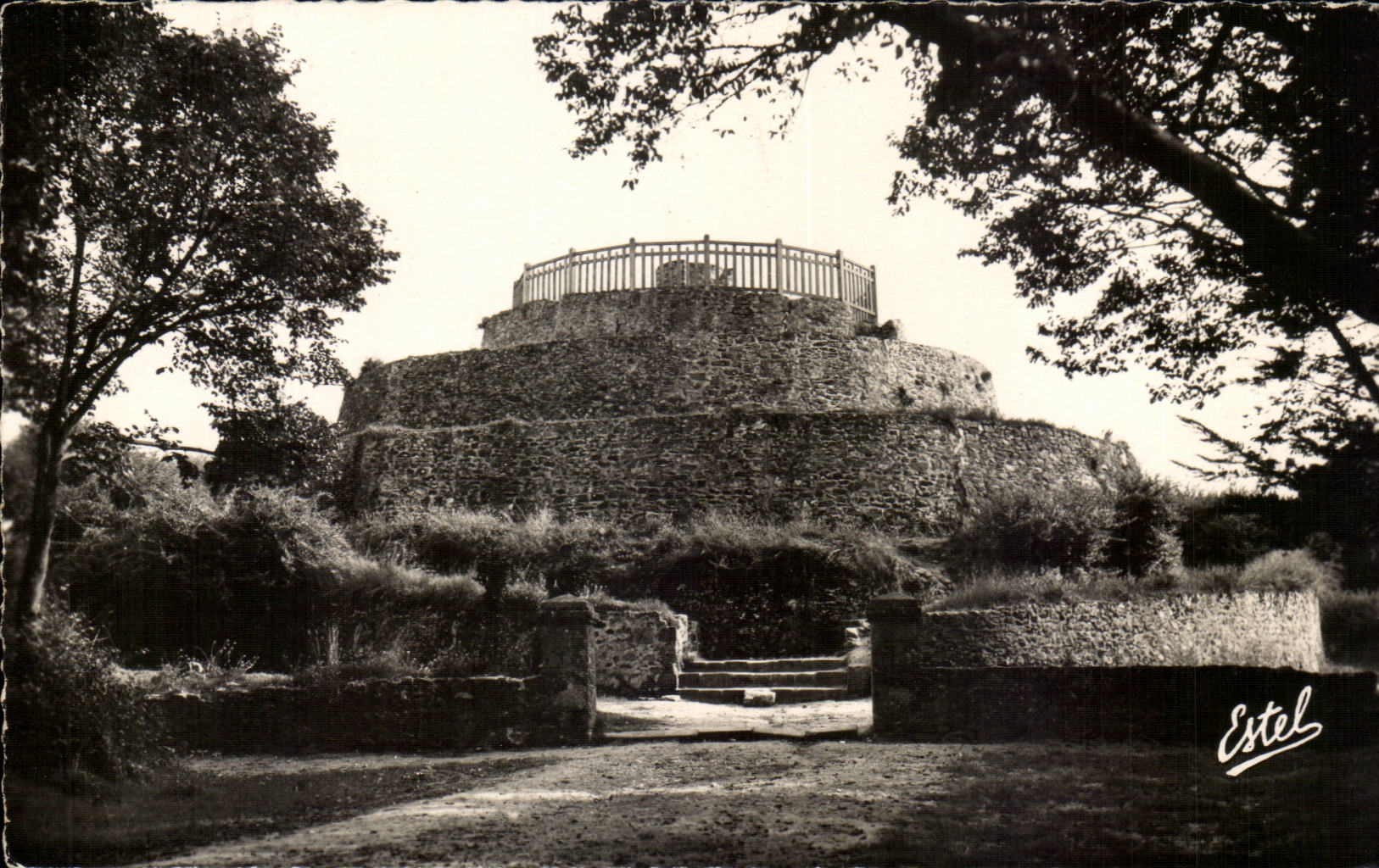 Croisic MODERN CARD the View-point of Mont Saint the Spirit