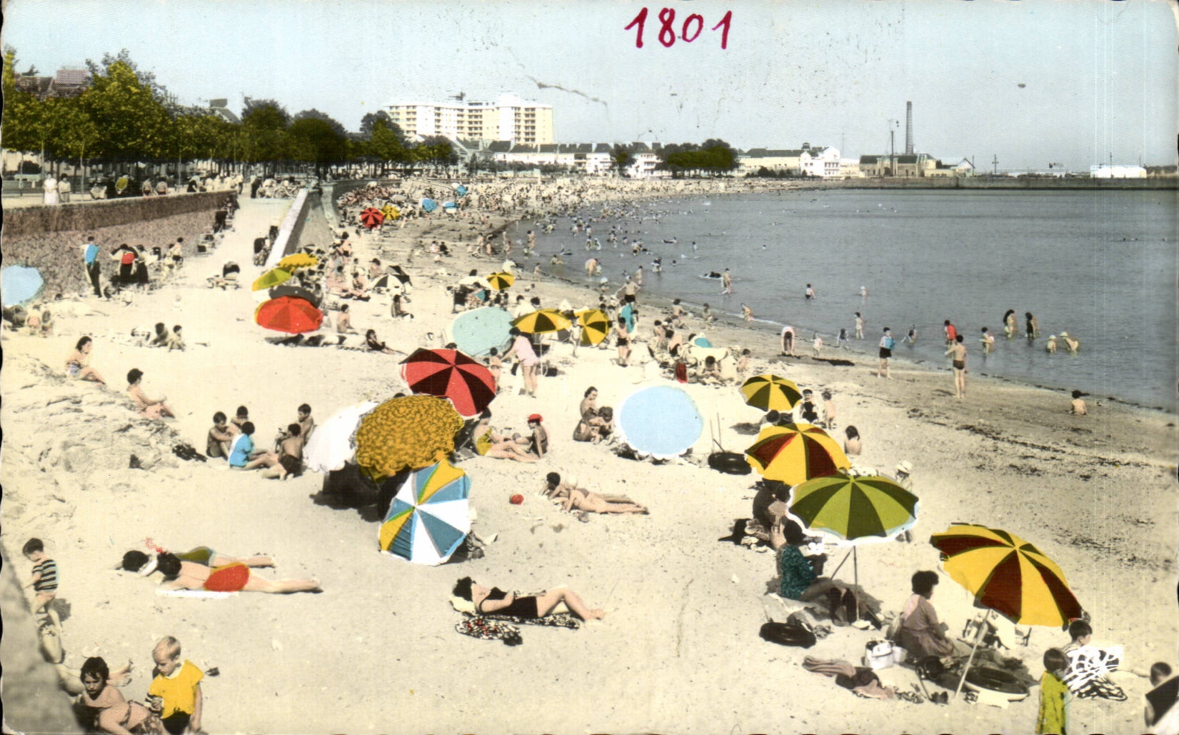 Saint Nazaire CPA the beach