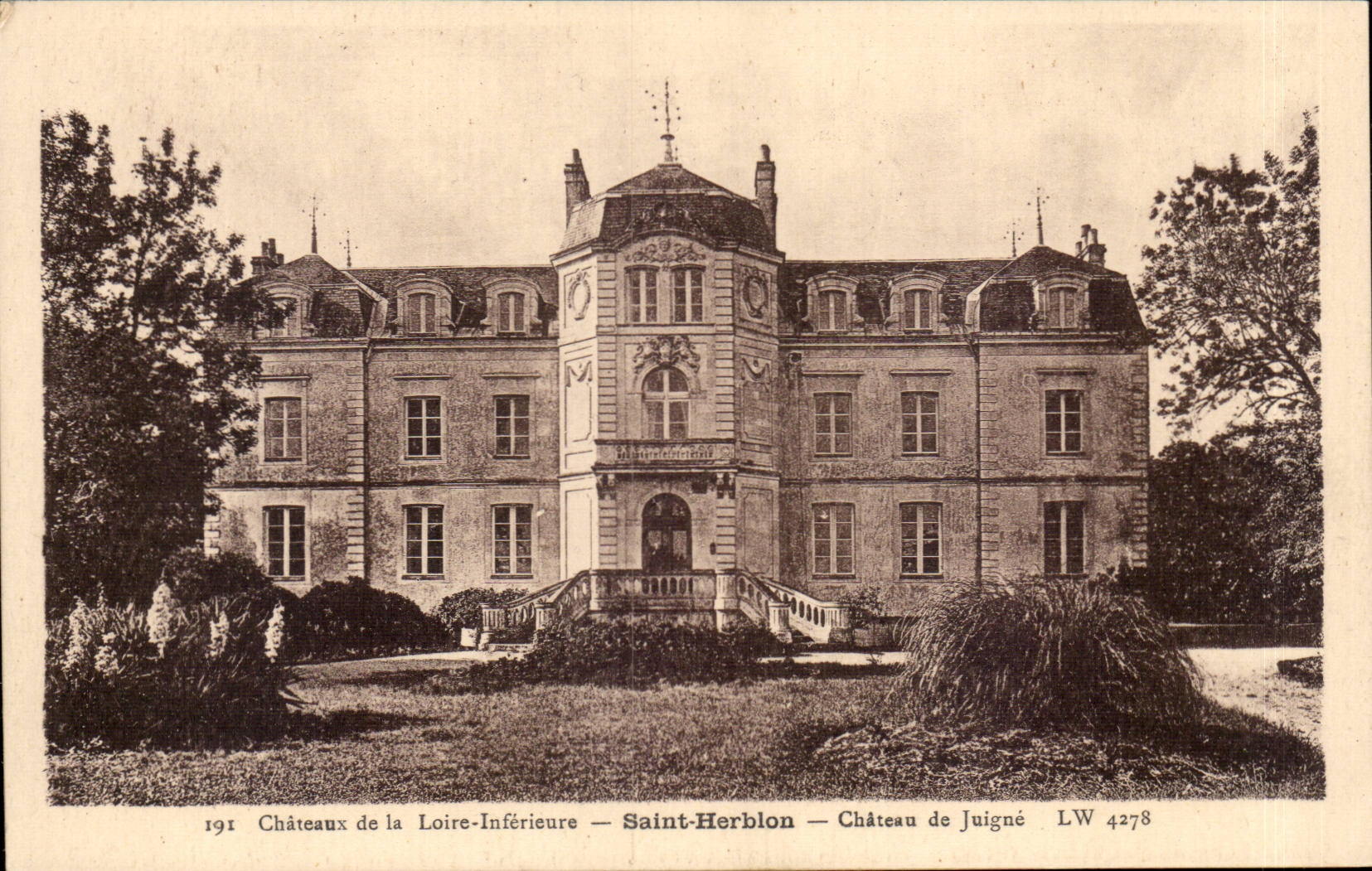 Saint Herblon CPA Schloss von Juigne