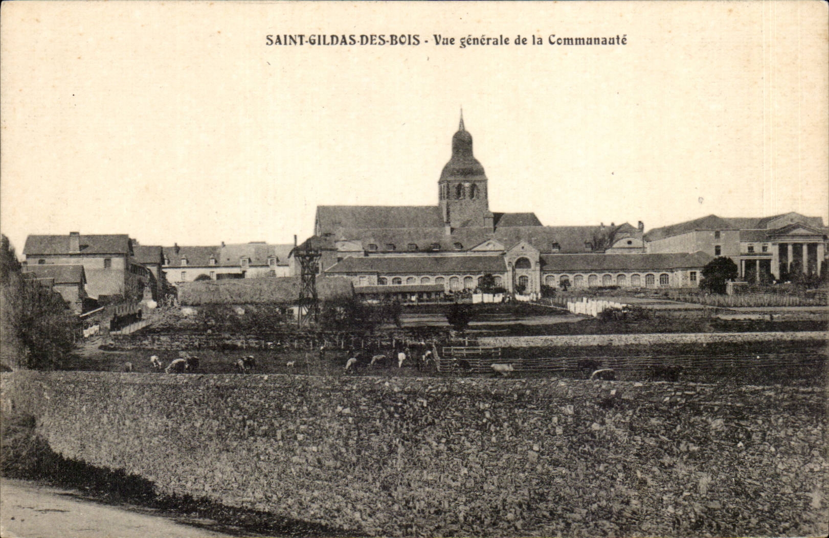 Str Gildas der holzernen CPA Ansicht der Gemeinschaft