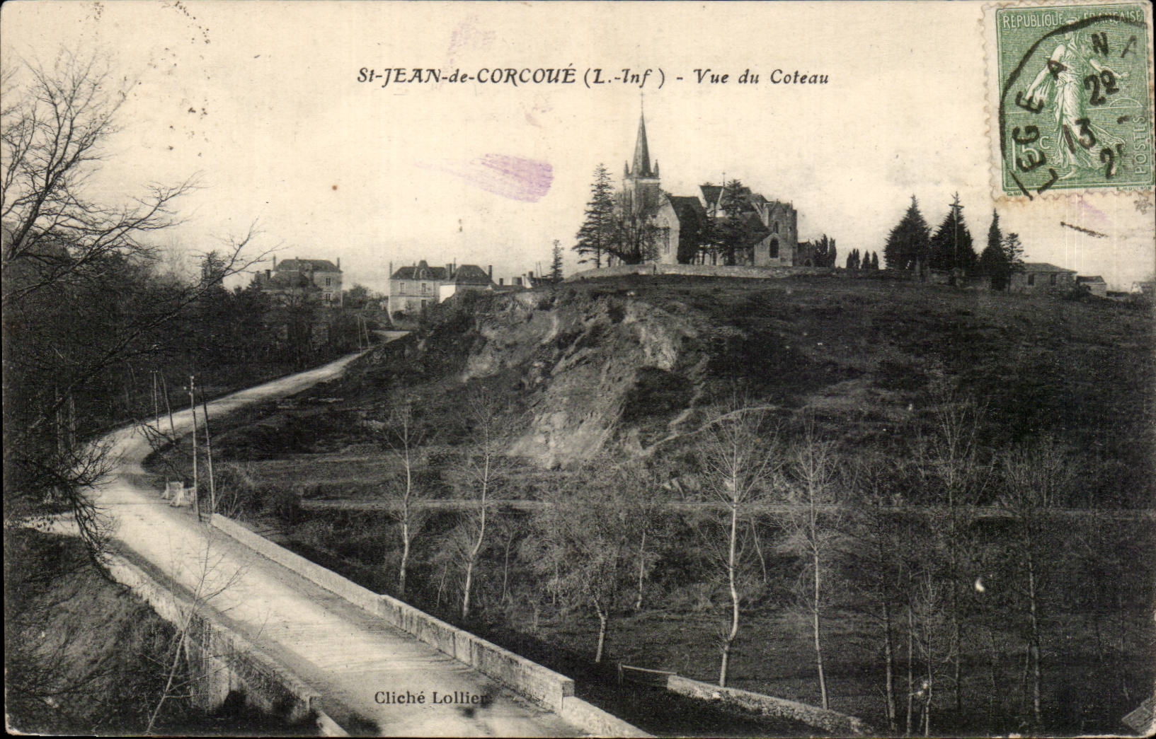 St Jean de Corcoue CPA Seen der Steigung