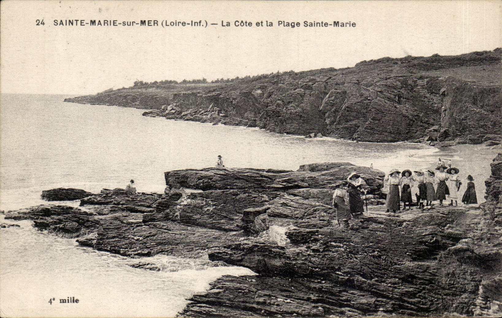 Sainte Marie auf Meer CPA das Mass und der Strand Sainte Marie