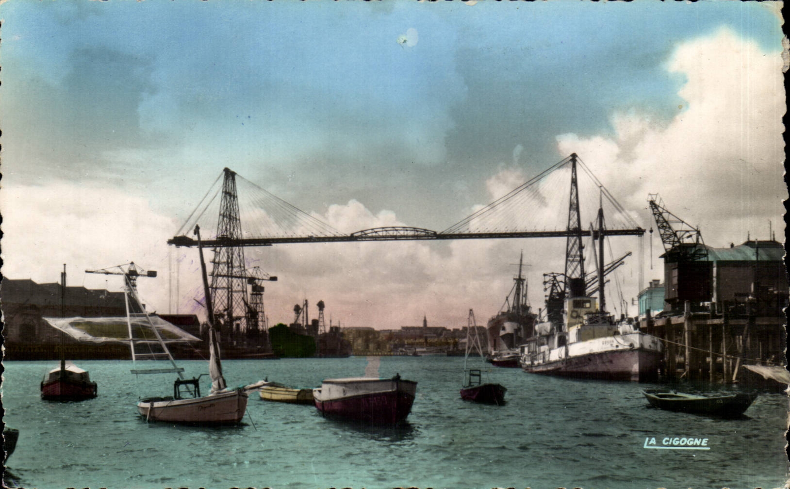Nantes MODERN CARD the transporter bridge