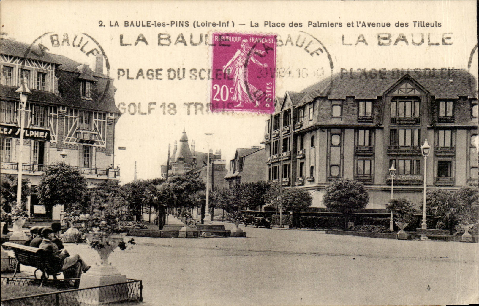 La Baule Pines CPA the place of the palm trees and the avenue of the limes