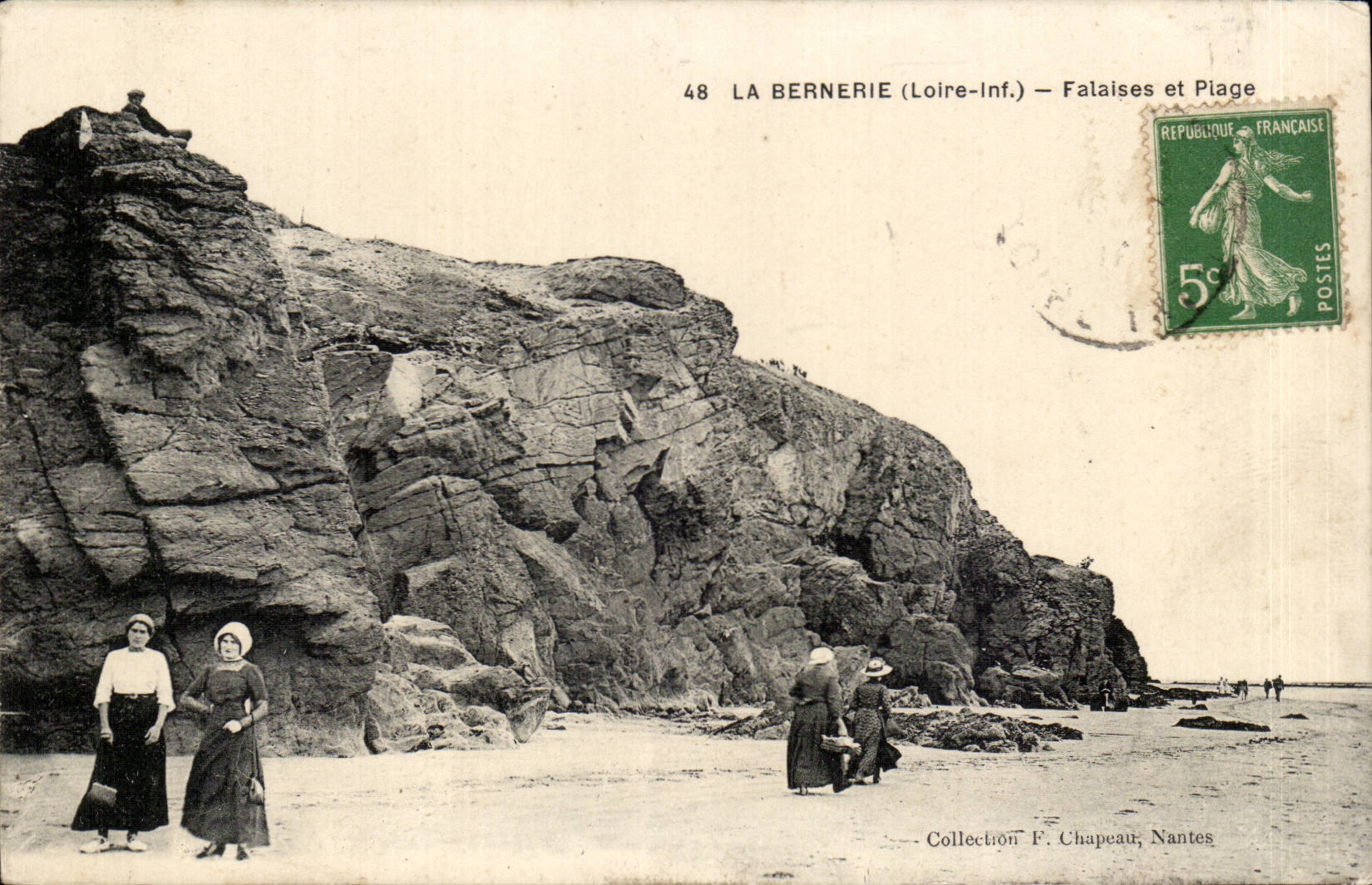 Bernerie CPA Klippen und Strand