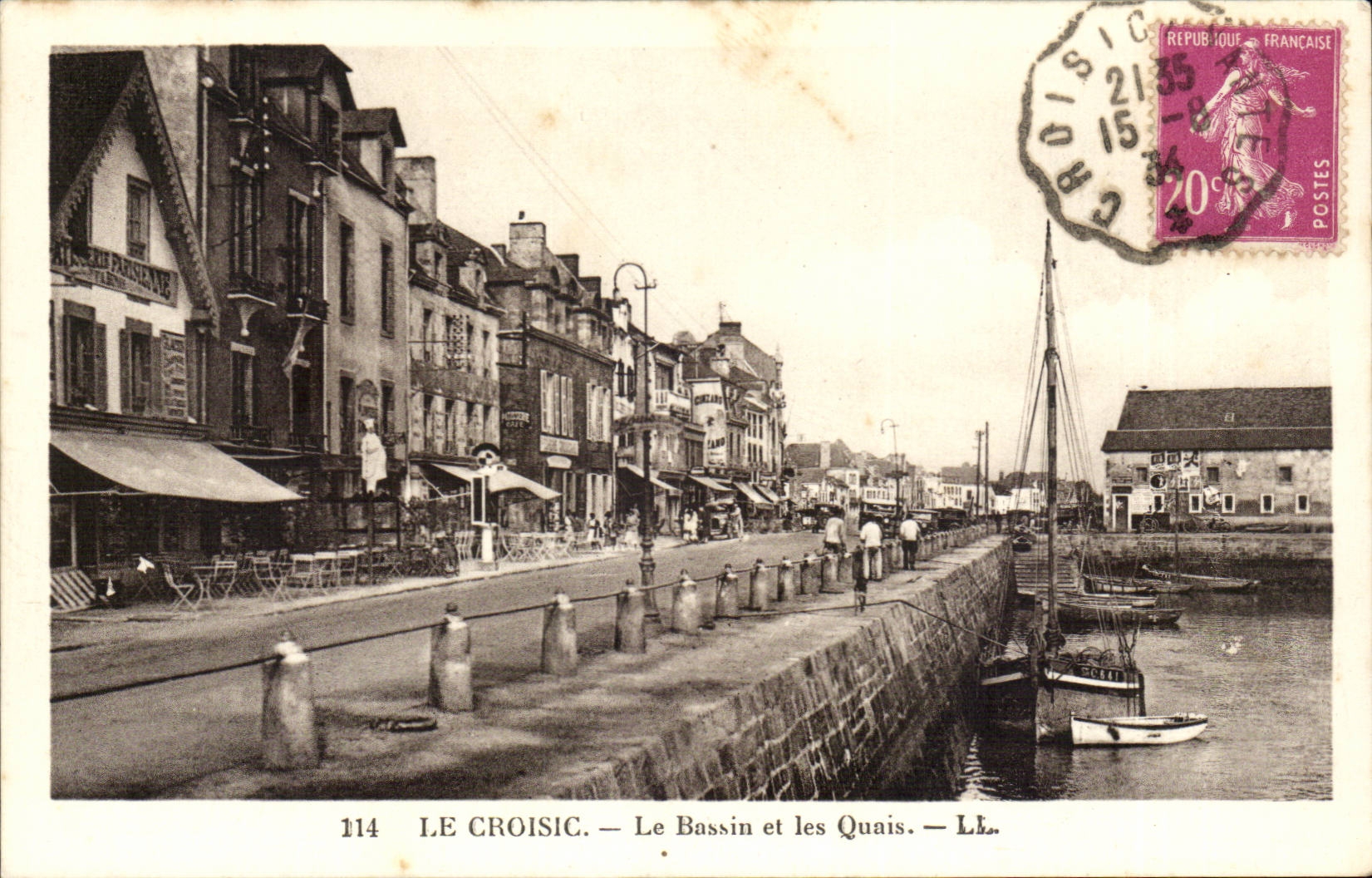 Croisic CPA das Bassin und die Kais