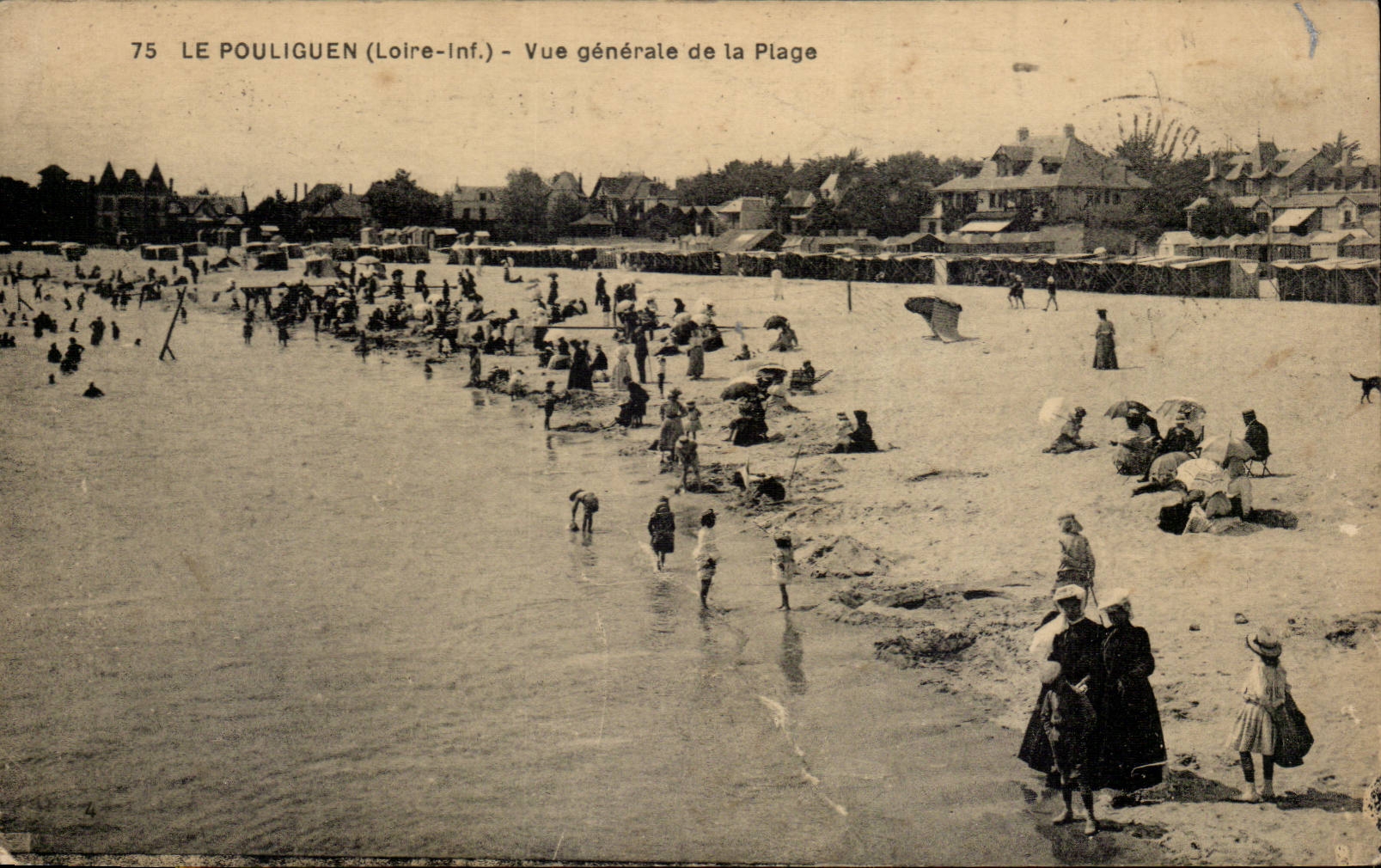 Pouliguen CPA View of the beach