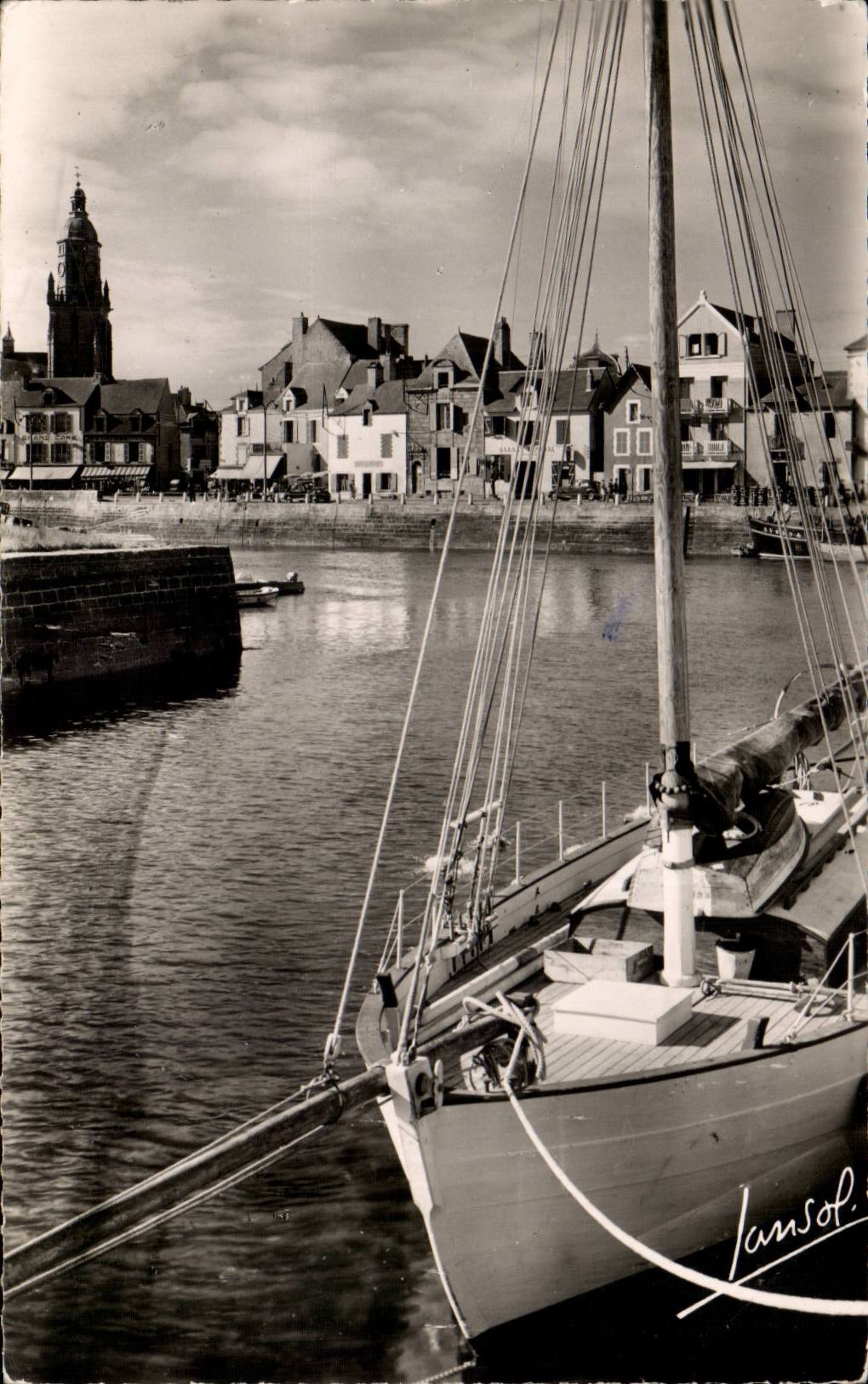 Croisic CPA der Hafen