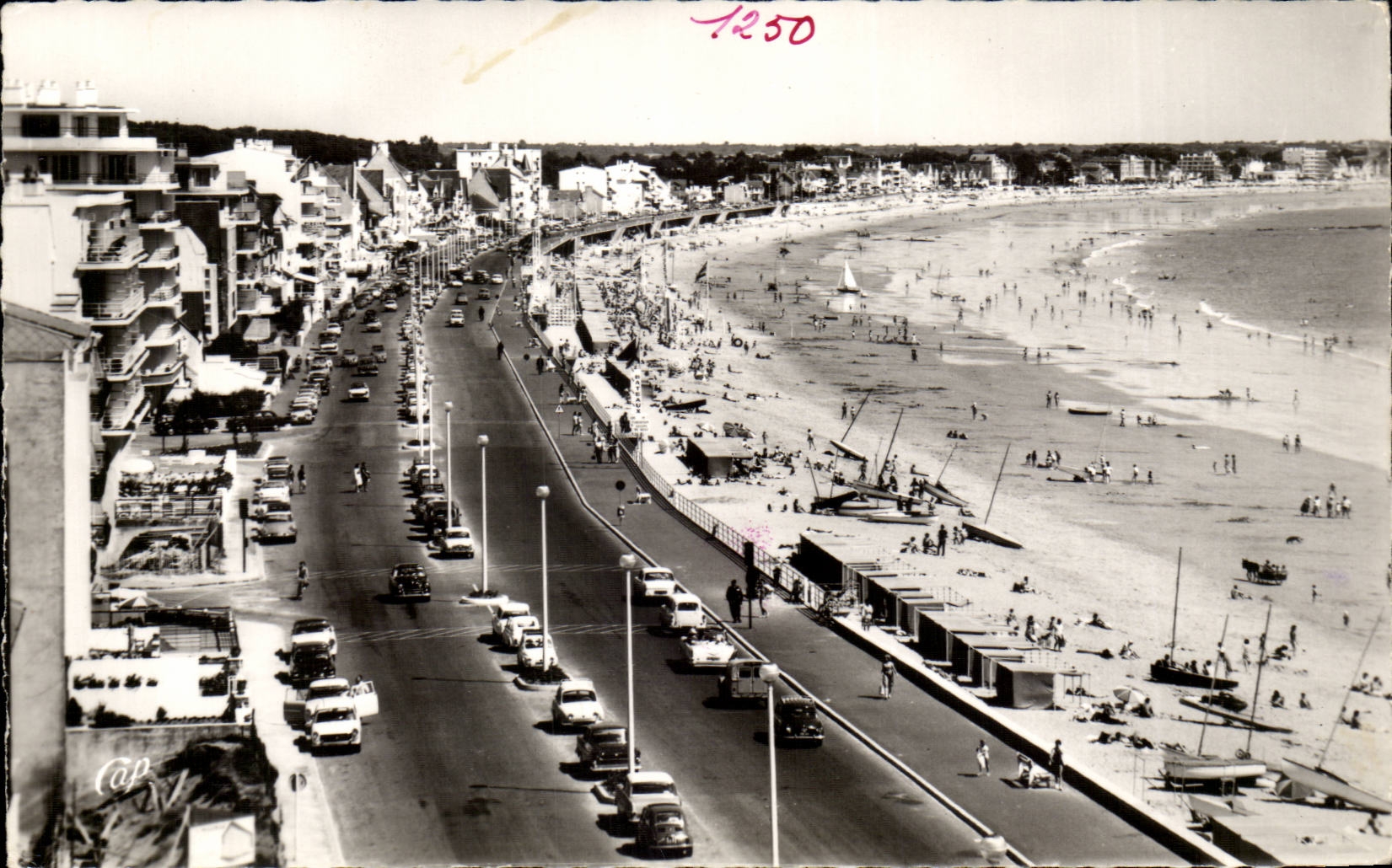 La Baule CPA the beach