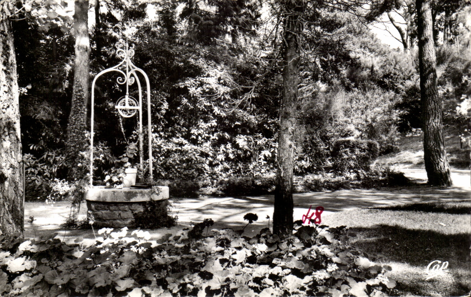 La Baule CPA the park of Dryades