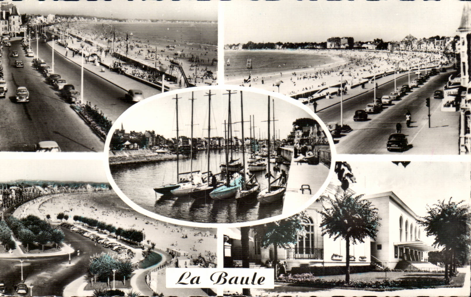 Baule MODERN CARD Boulevard of Armor the embankment towards the casino Port of Pouliguen