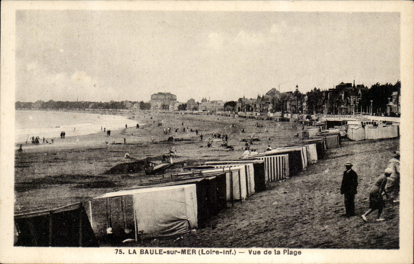 La Baule CPA Seen of the beach