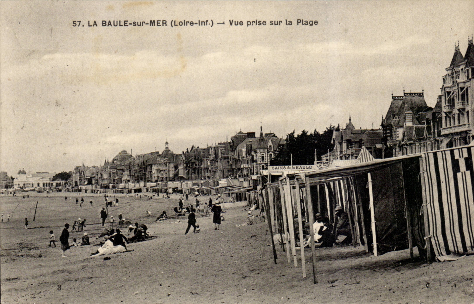 Baule CPA gesehen auf vom Strand