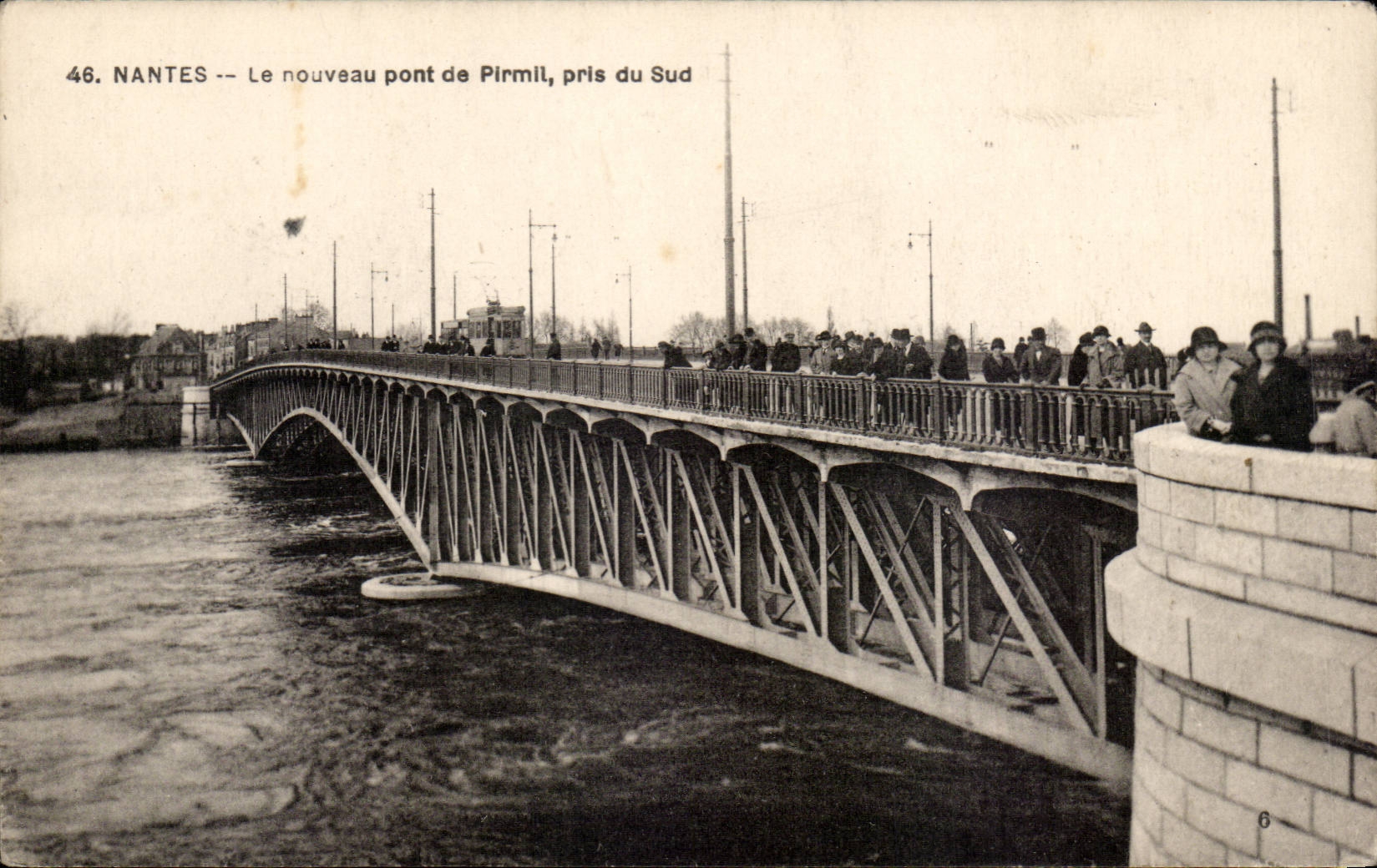 CPA Nantes CPA the new bridge of Pirmil taken of the South