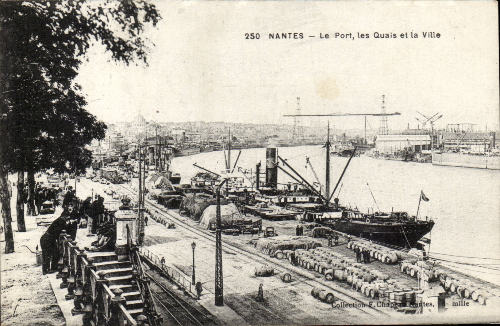 CPA Nantes CPA the port quays and the city