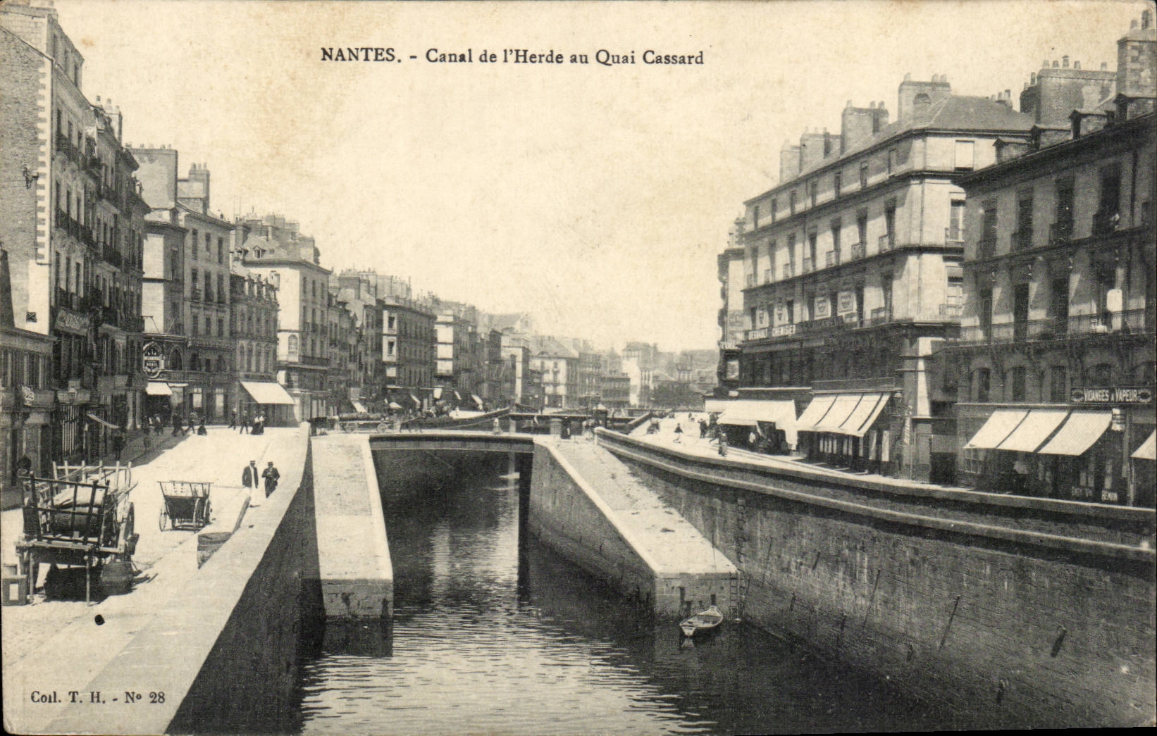 Nantes CPA Canal of Herde to the Cassard quay