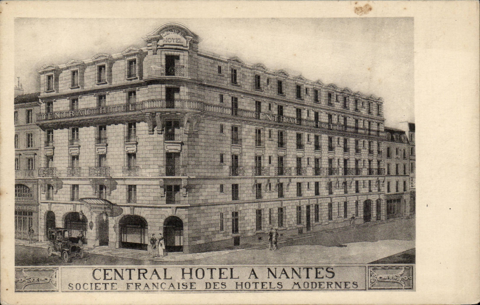 CPA Central Nantes Hotel French company of the Modern Hotels