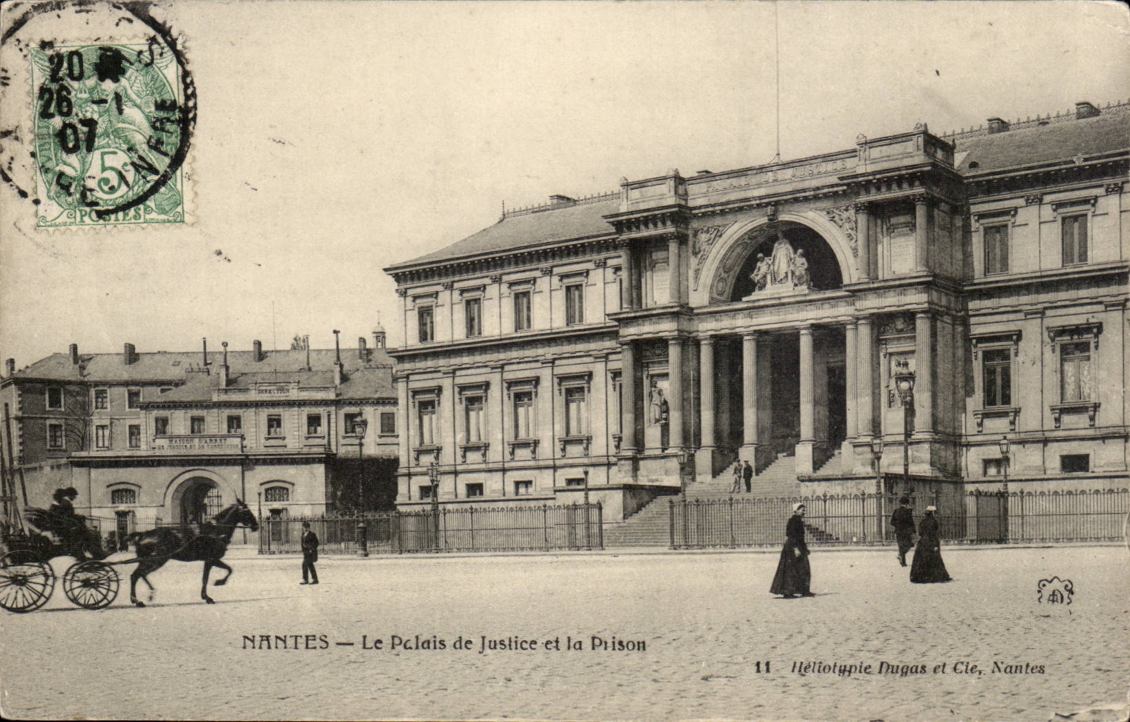 CPA Nantes law courts and the prison