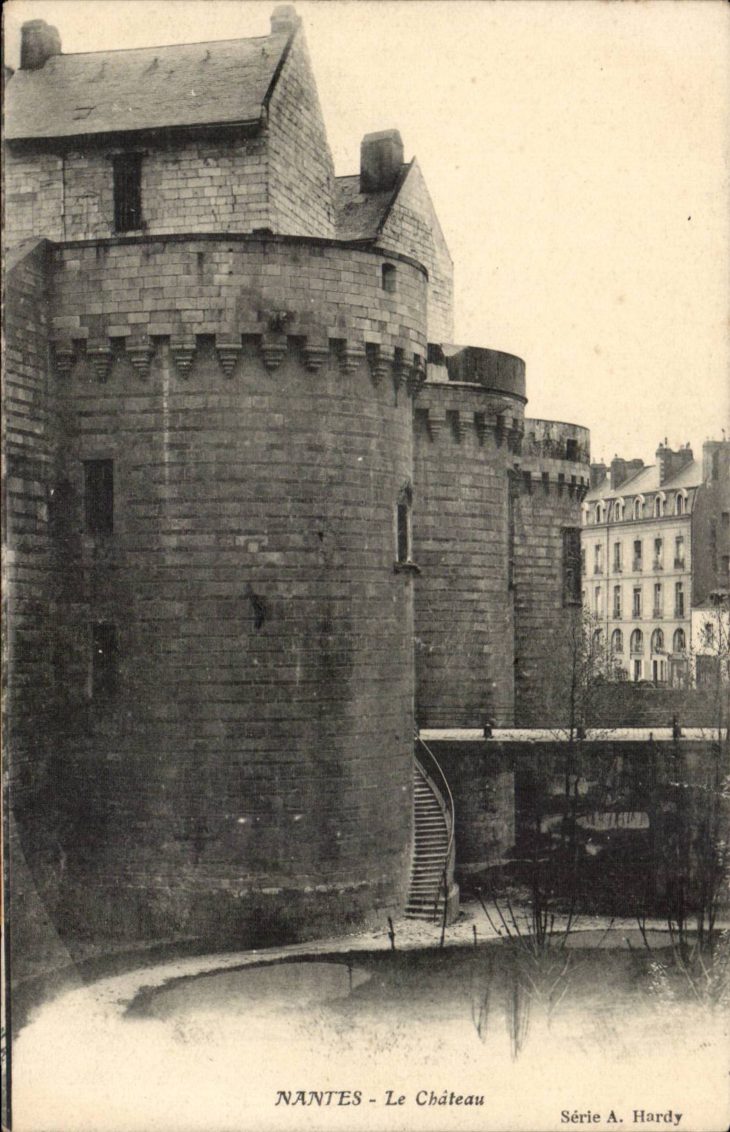 CPA Nantes the castle