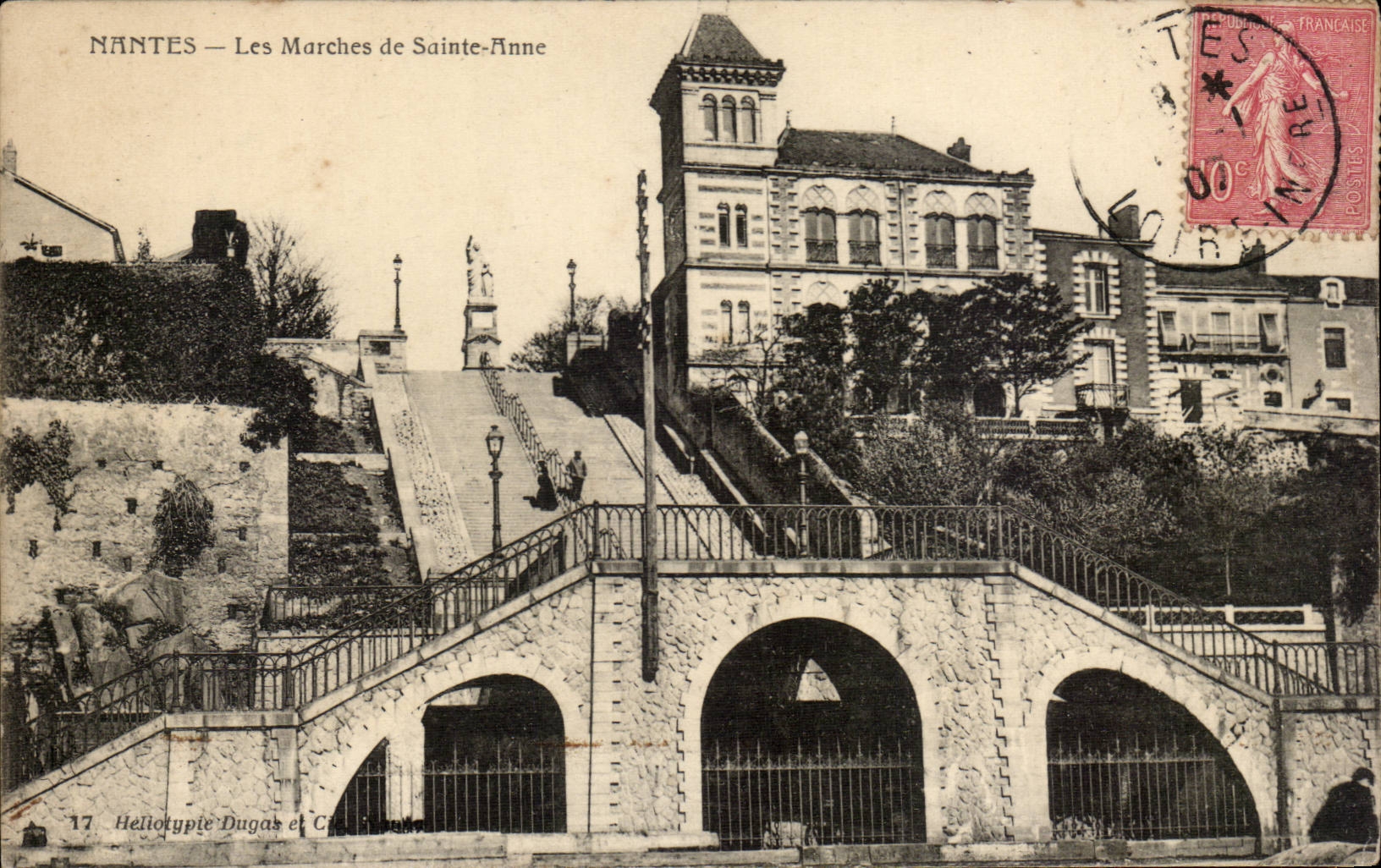 CPA Nantes markets of Sainte Anne