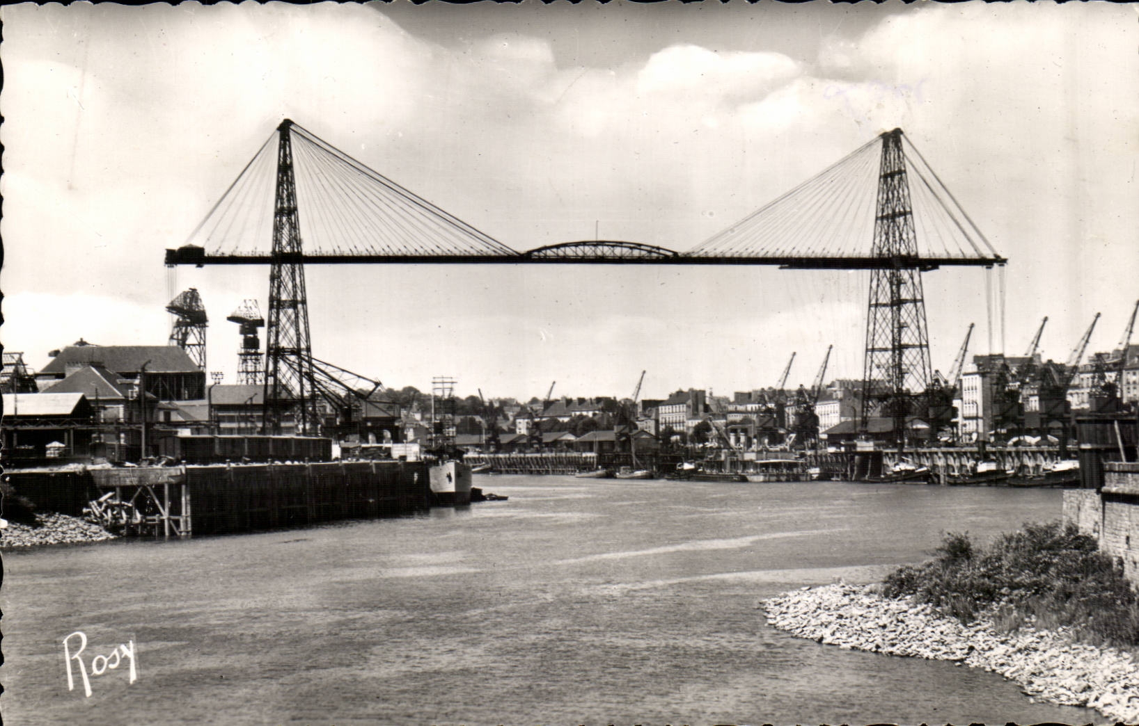 Nantes MODERN CARD the transporter bridge