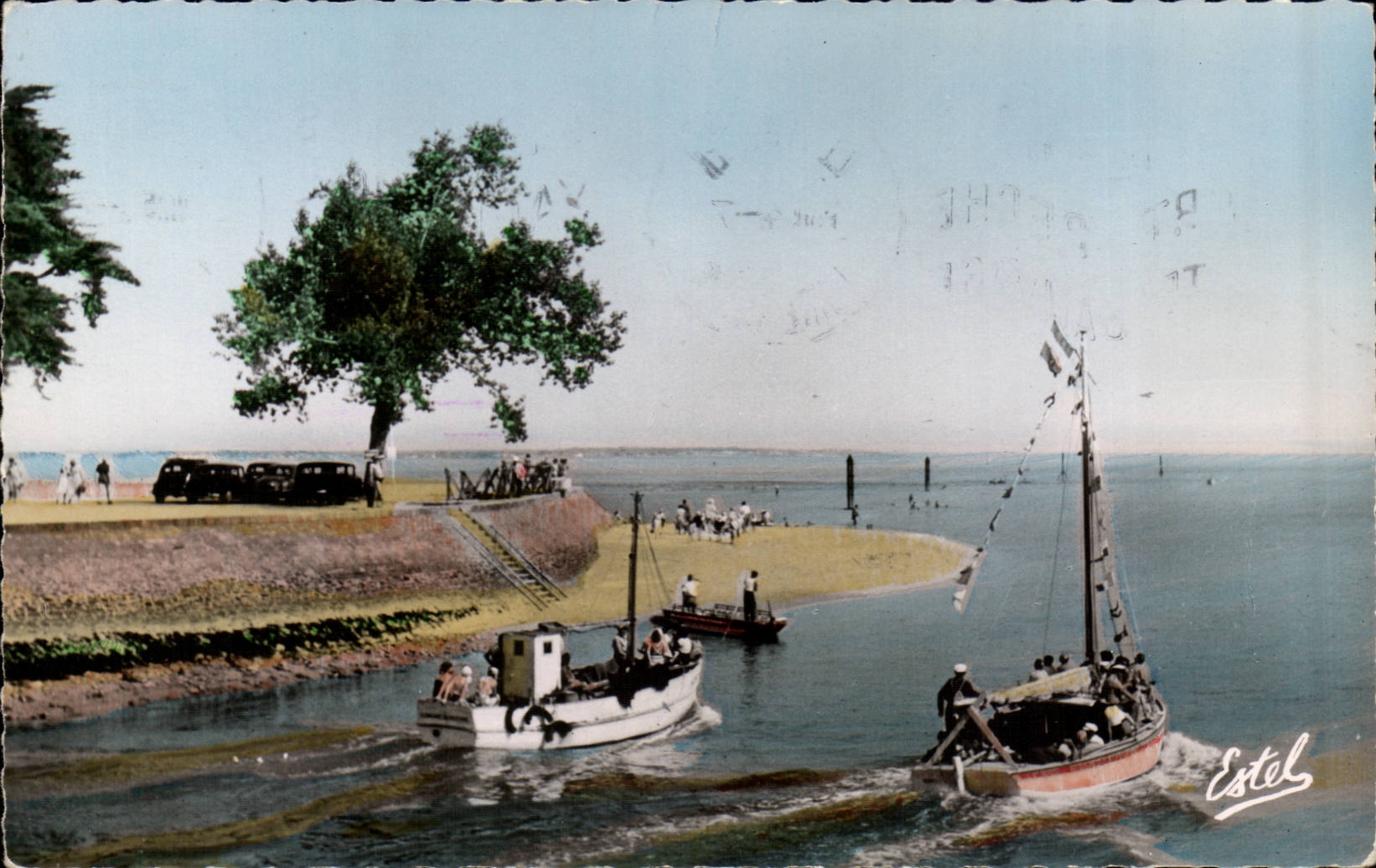 Pouliguen MODERN CARD the exit of the port