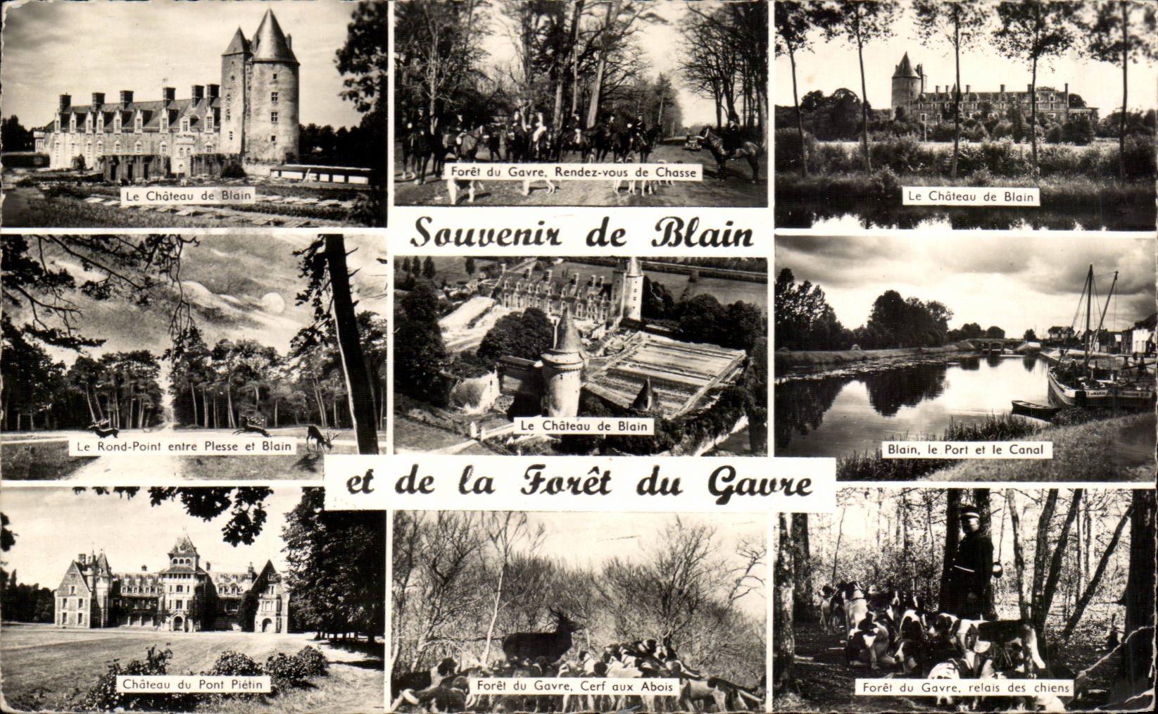 MODERN CARD Souvenir of Blain and D ela drill of Gavre