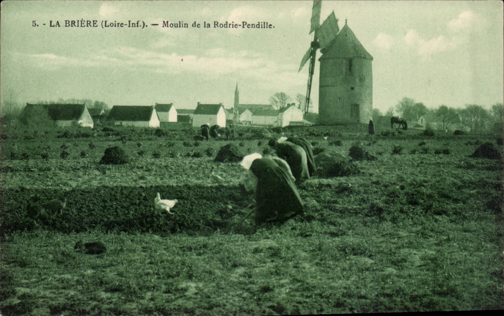 CPA Briere Moulin des rodrie baumelt