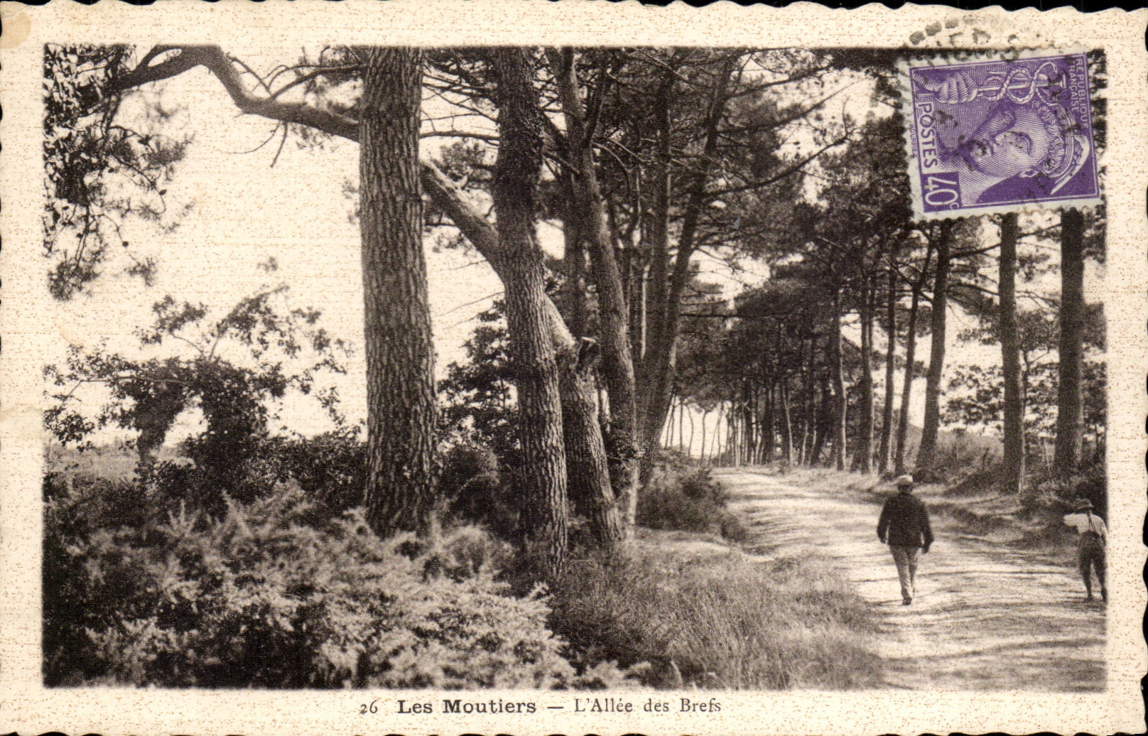CPA Moutiers die Gasse der Schriftsatze