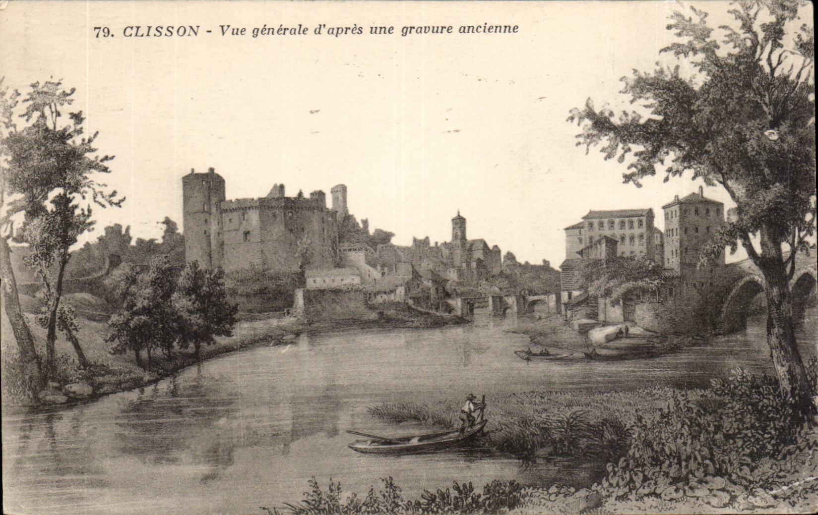 Clisson CPA View according to an old engraving