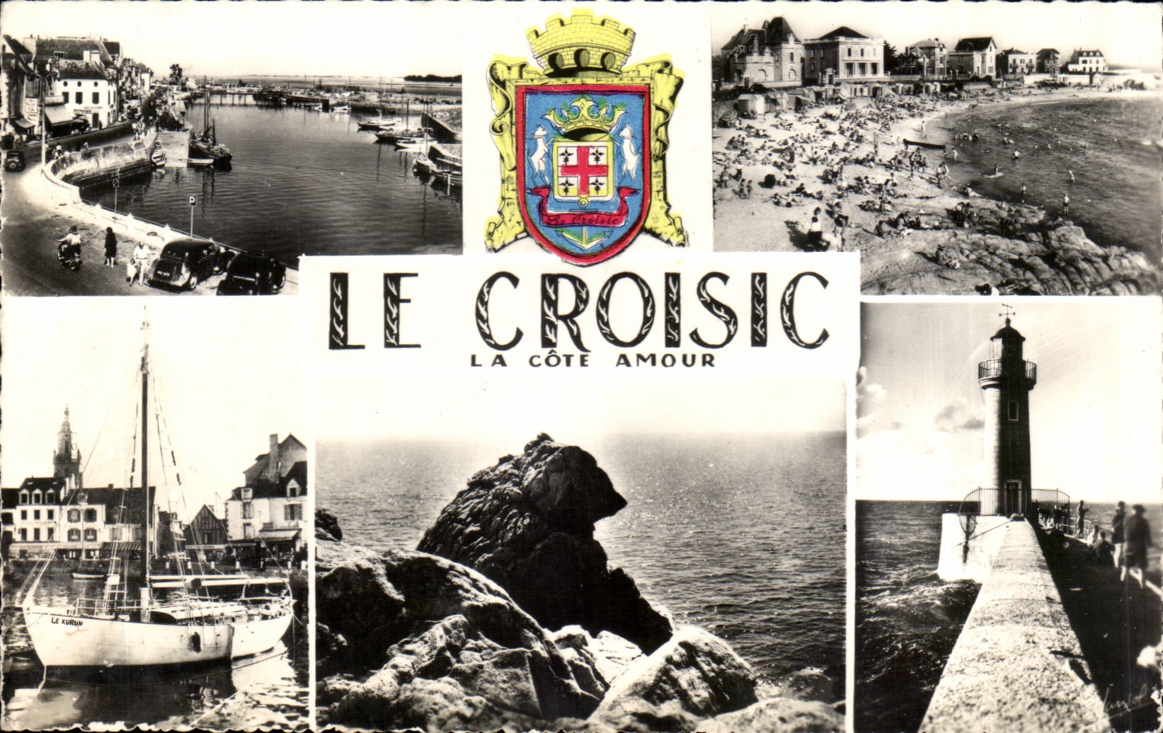 Croisic MODERNE KARTE das Mass der Liebe