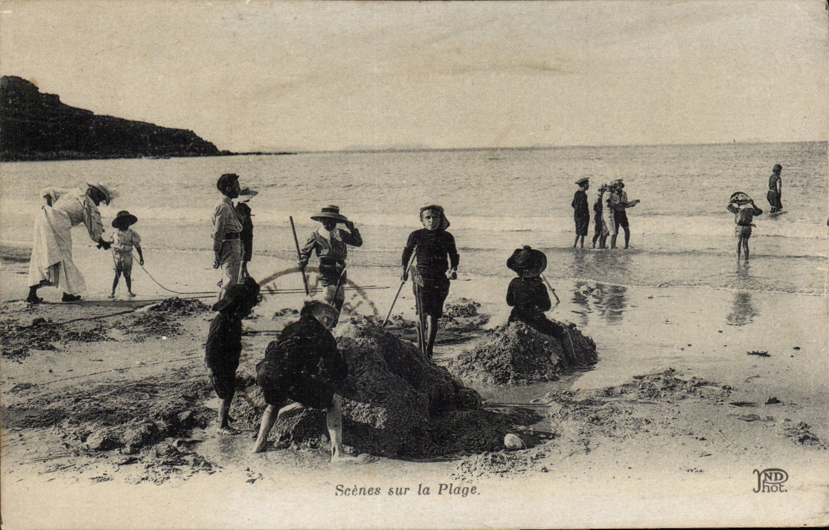 CPA Scenes on the beach (children)