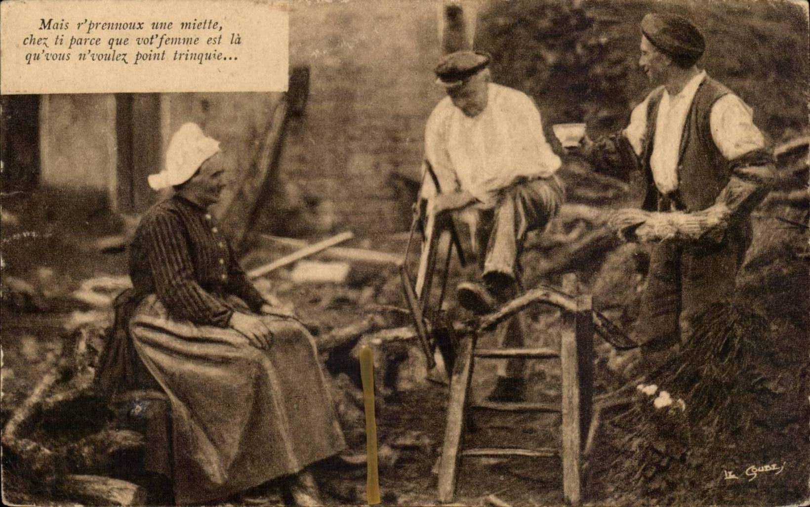 Normandy CPA (folklore costume)