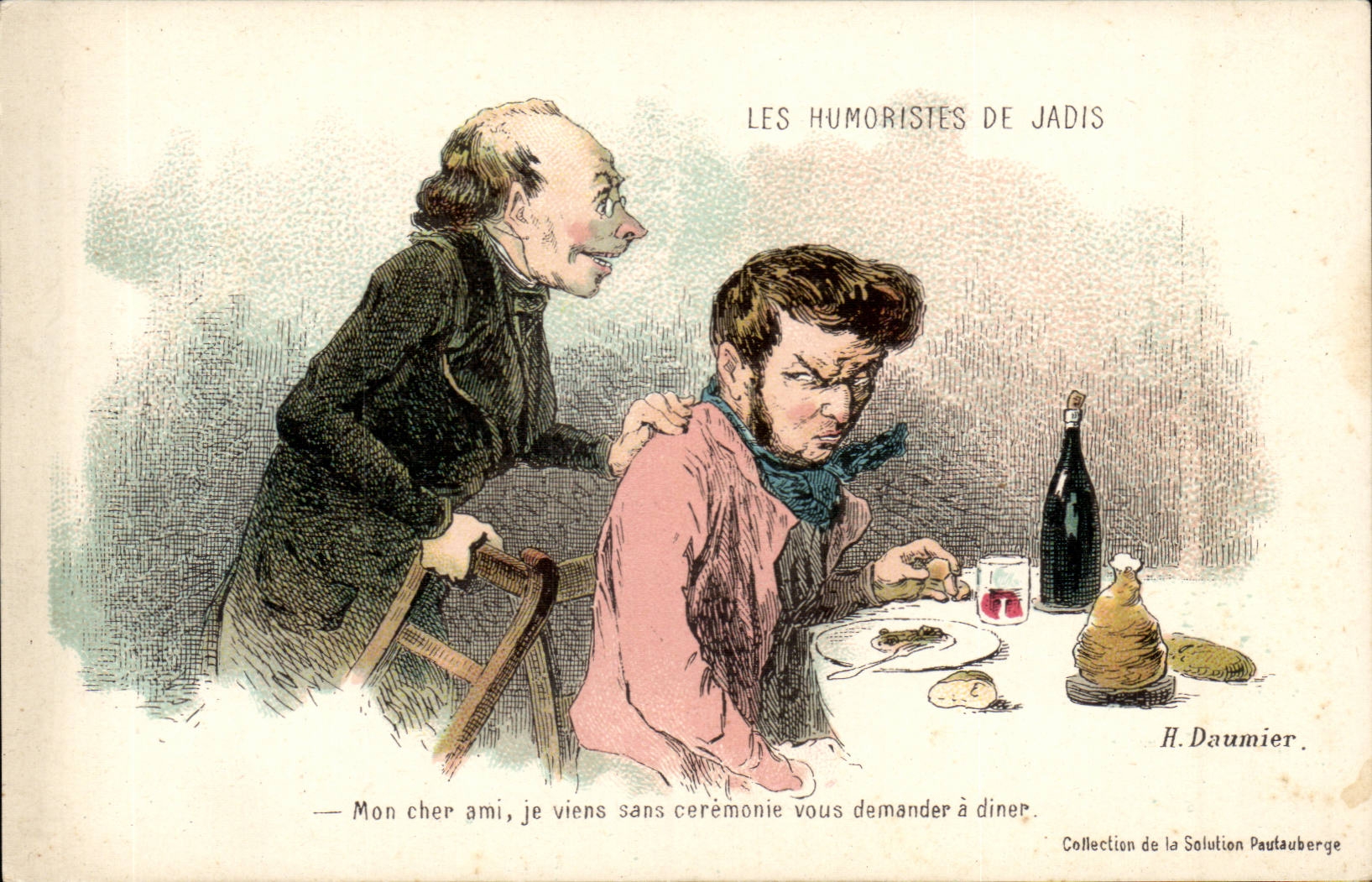 CPA Les humouristes de jadis Daumier Mon cher ami