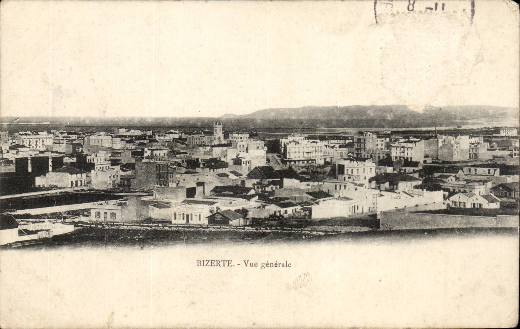 Tunisia Bizerte CPA View